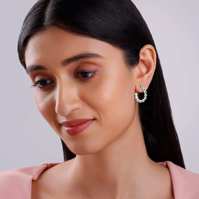 Silver Verde Muse Earrings - Image 3