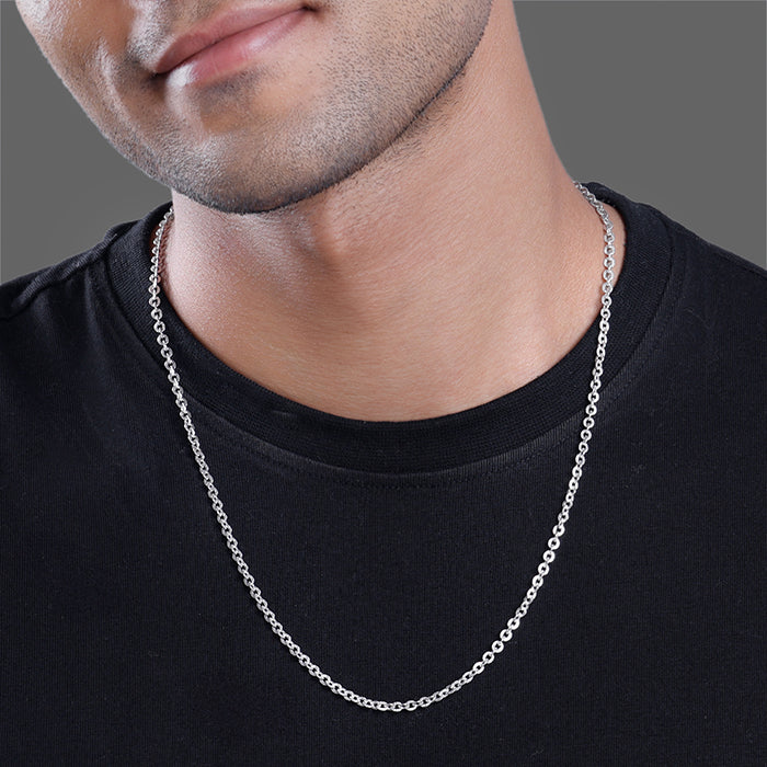 Silver Vibey Chain For Him - Image 3