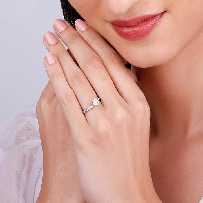 Silver Waver Glam Ring - Image 3