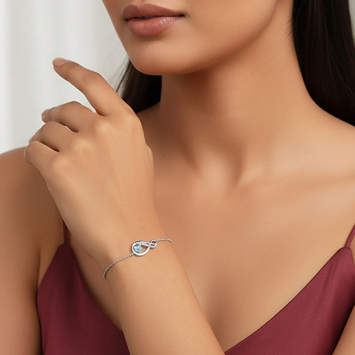 Silver Sea of Love Bracelet - Image 3