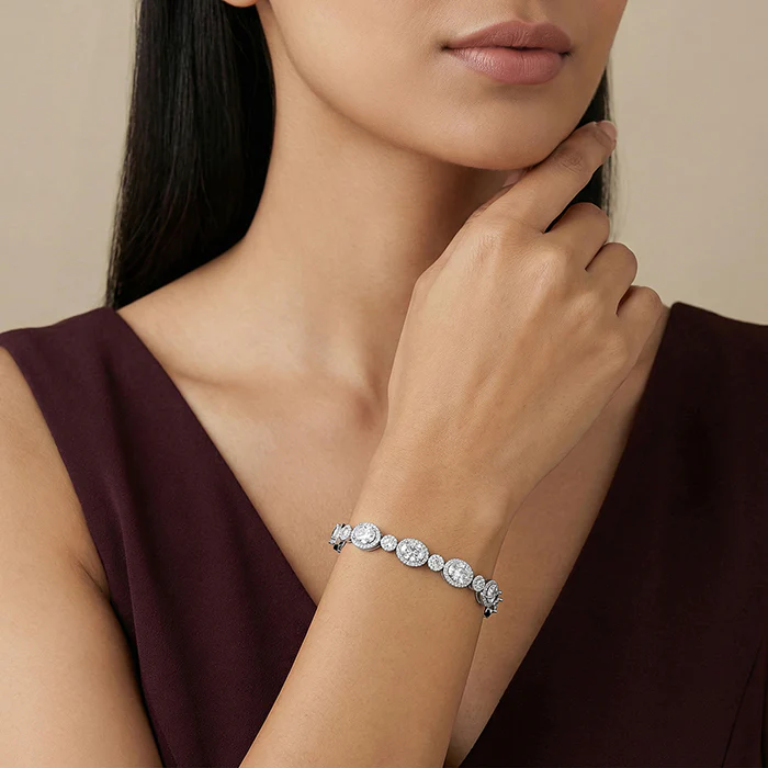 Silver Young Royals Zircon Bracelet - Image 3
