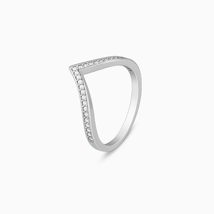 Silver Zirconia Vanki Ring - Image 4