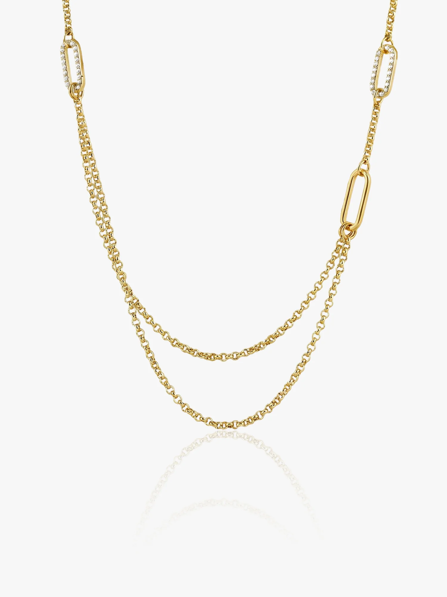 Soft Stack Gold Plated Necklace