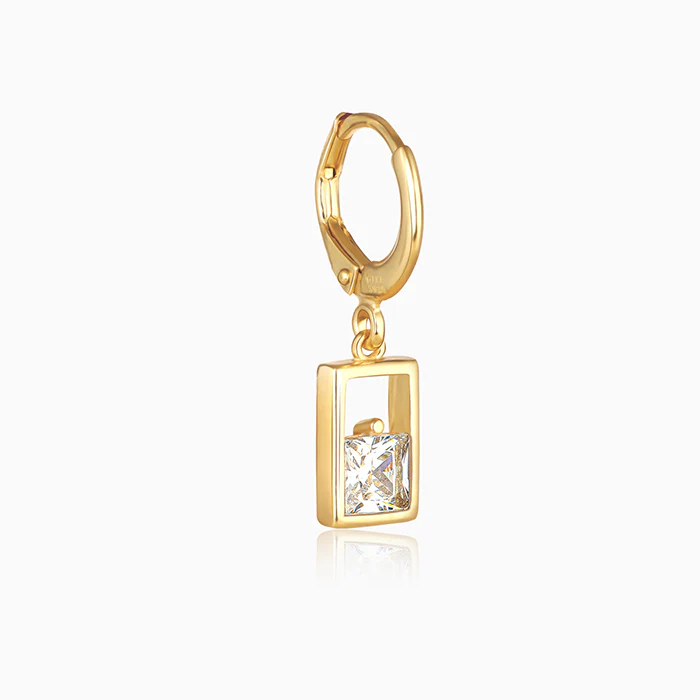 Golden Boss Babe Dangler Earrings - Image 4