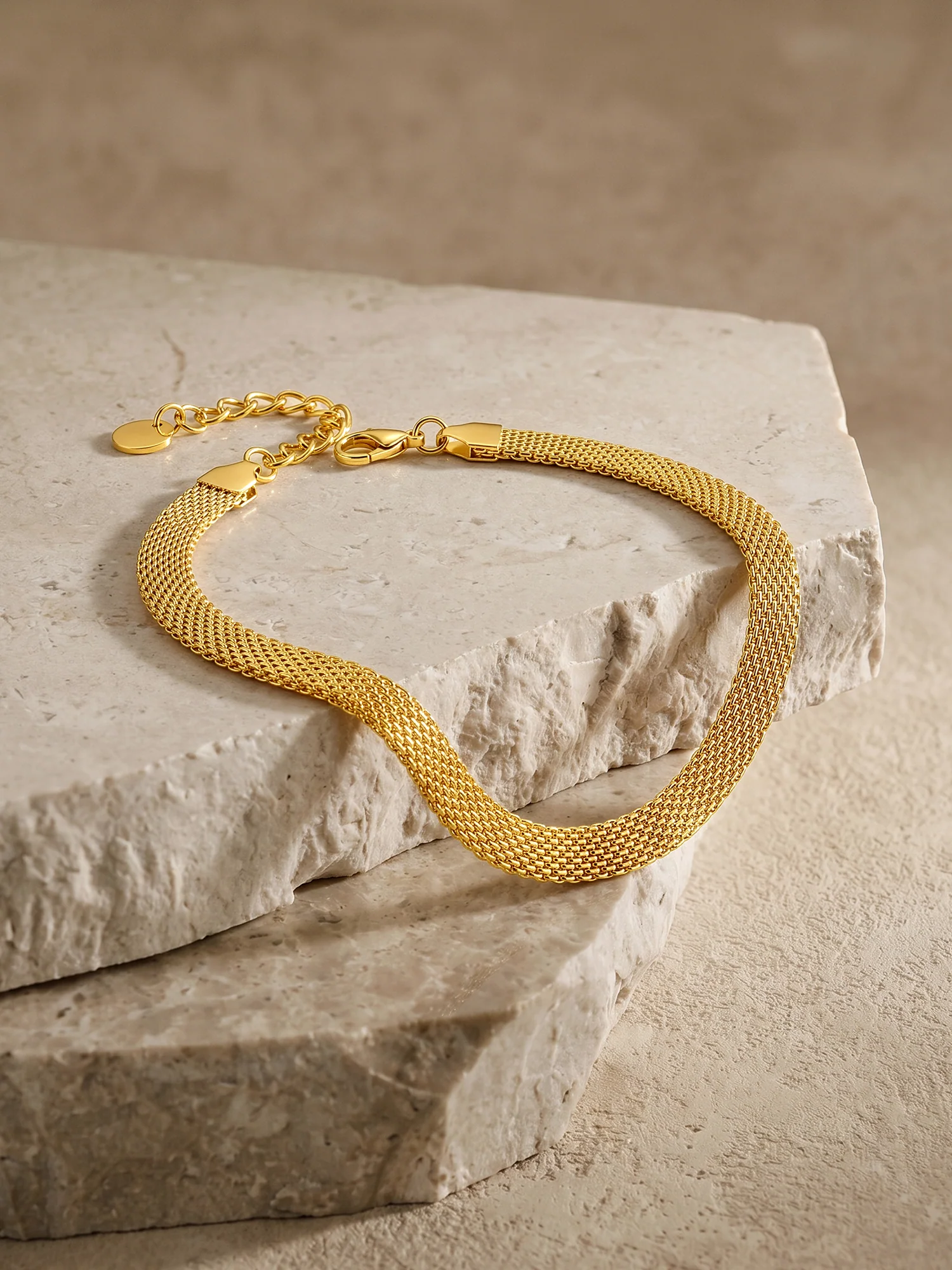 Stack Flow Gold Plated Bracelet - Image 2