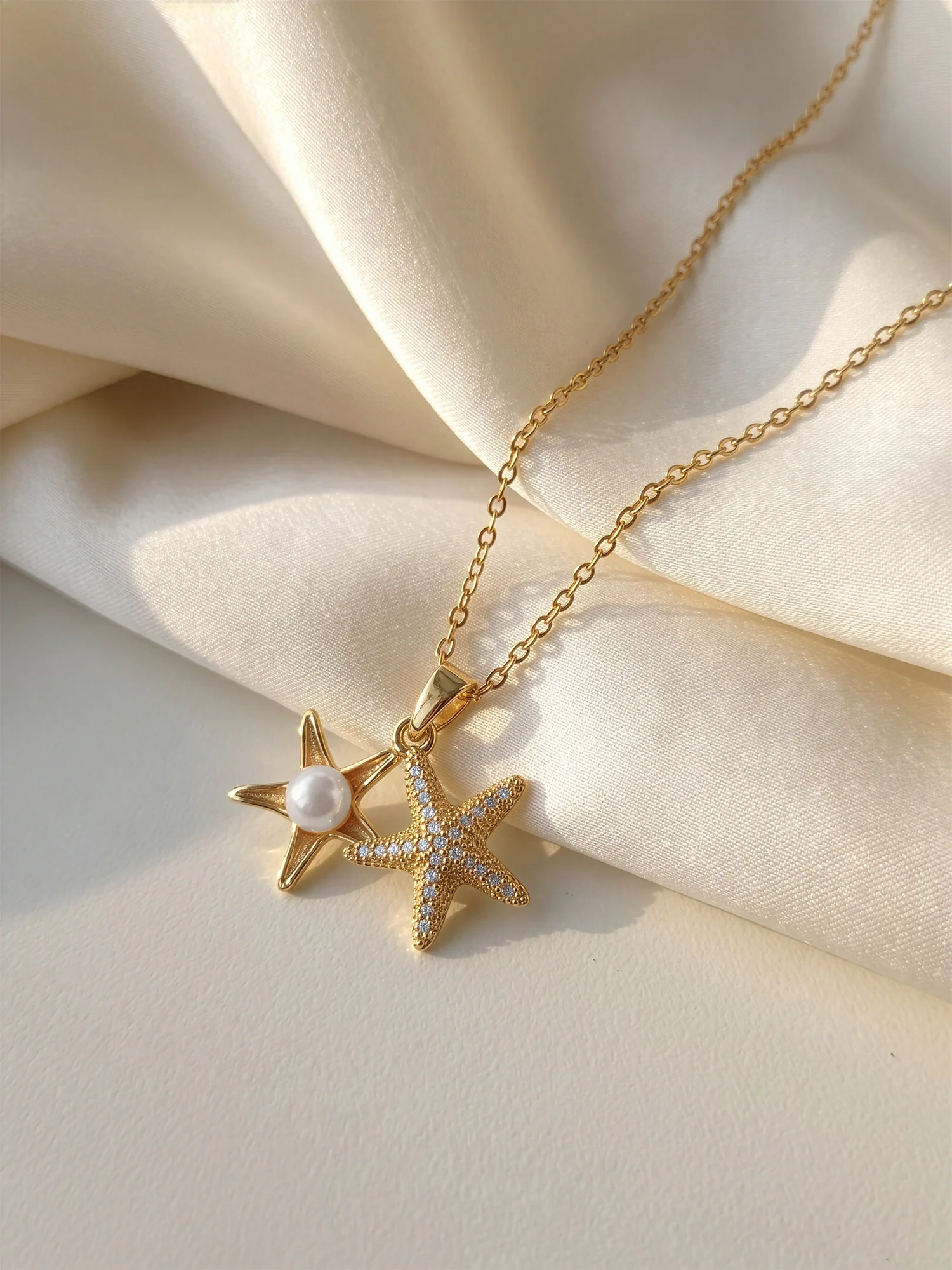 Star Girl Gold Plated Necklace
