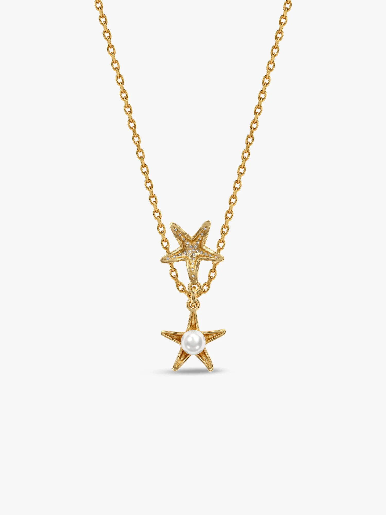 Star Girl Gold Plated Necklace - Image 4