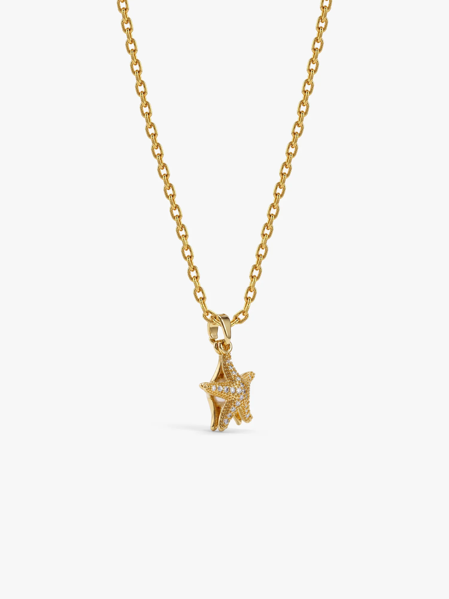 Star Girl Gold Plated Necklace - Image 5