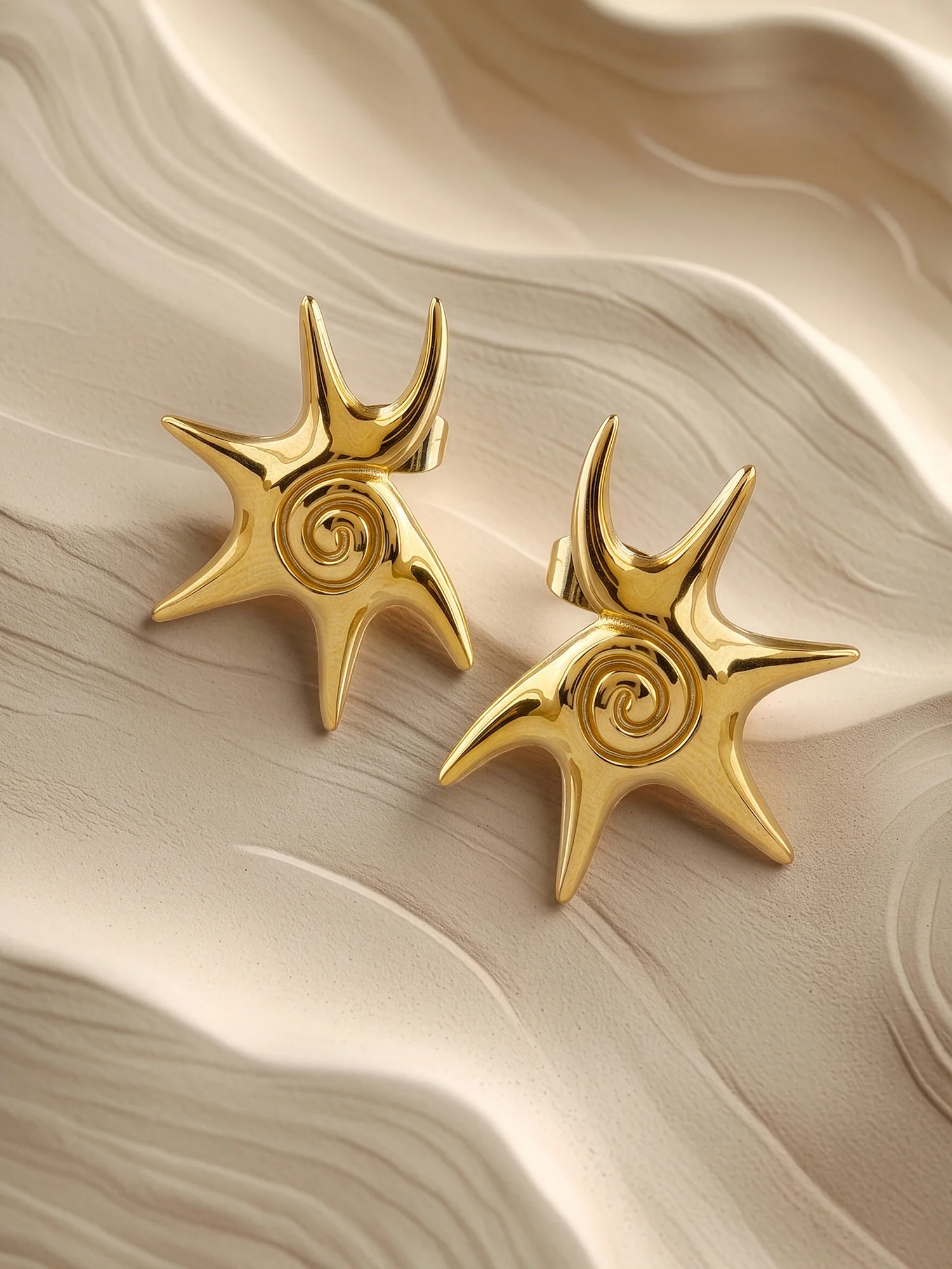 Star Pop Gold Plated Studs - Image 2