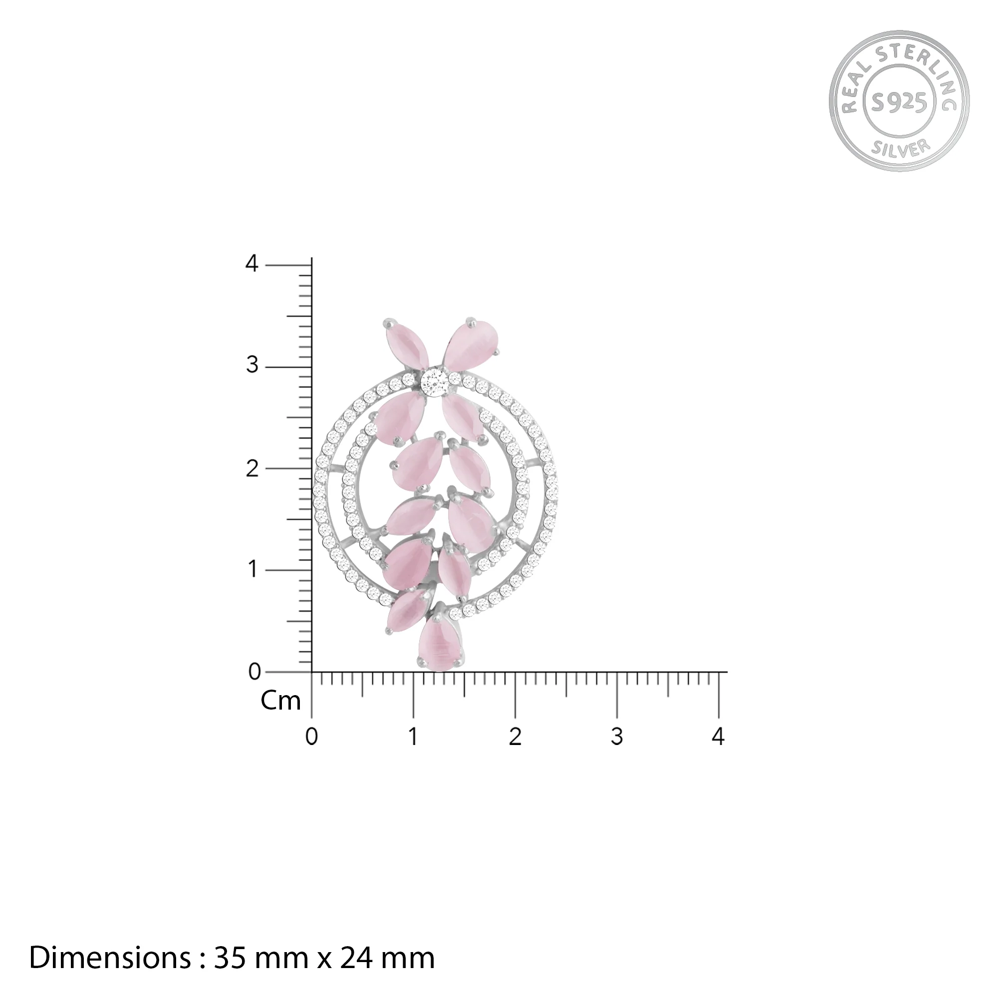The Pink Periwinkle Pendant - Image 4