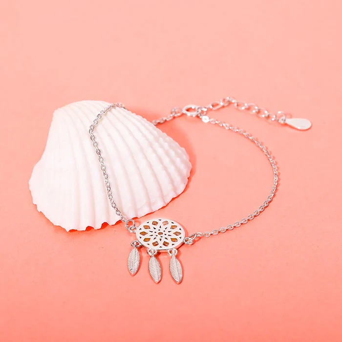 Silver Dreamcatcher Bracelet - Image 3