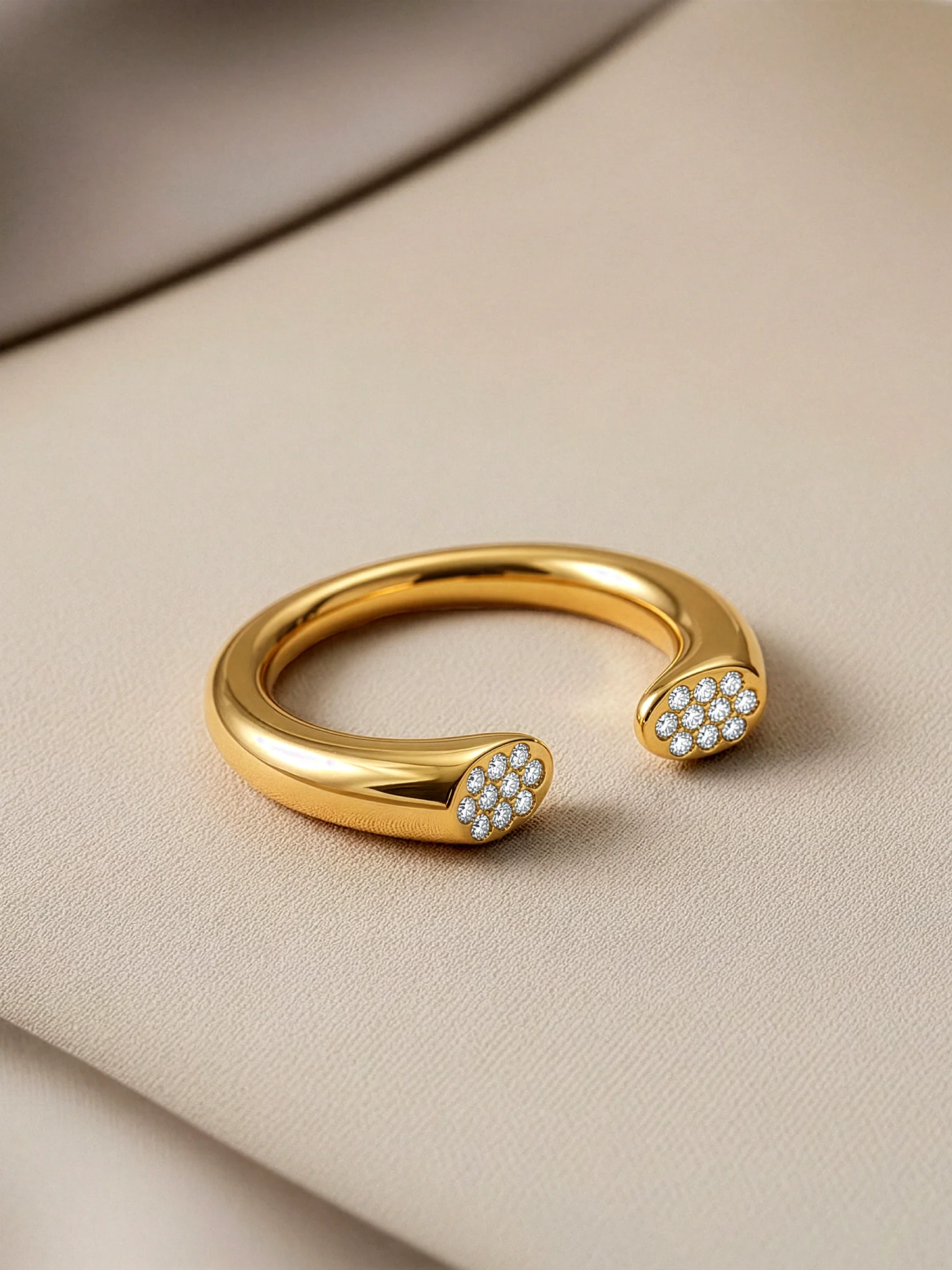 Timeless Gold Plated Ring (Size 14) - Image 2