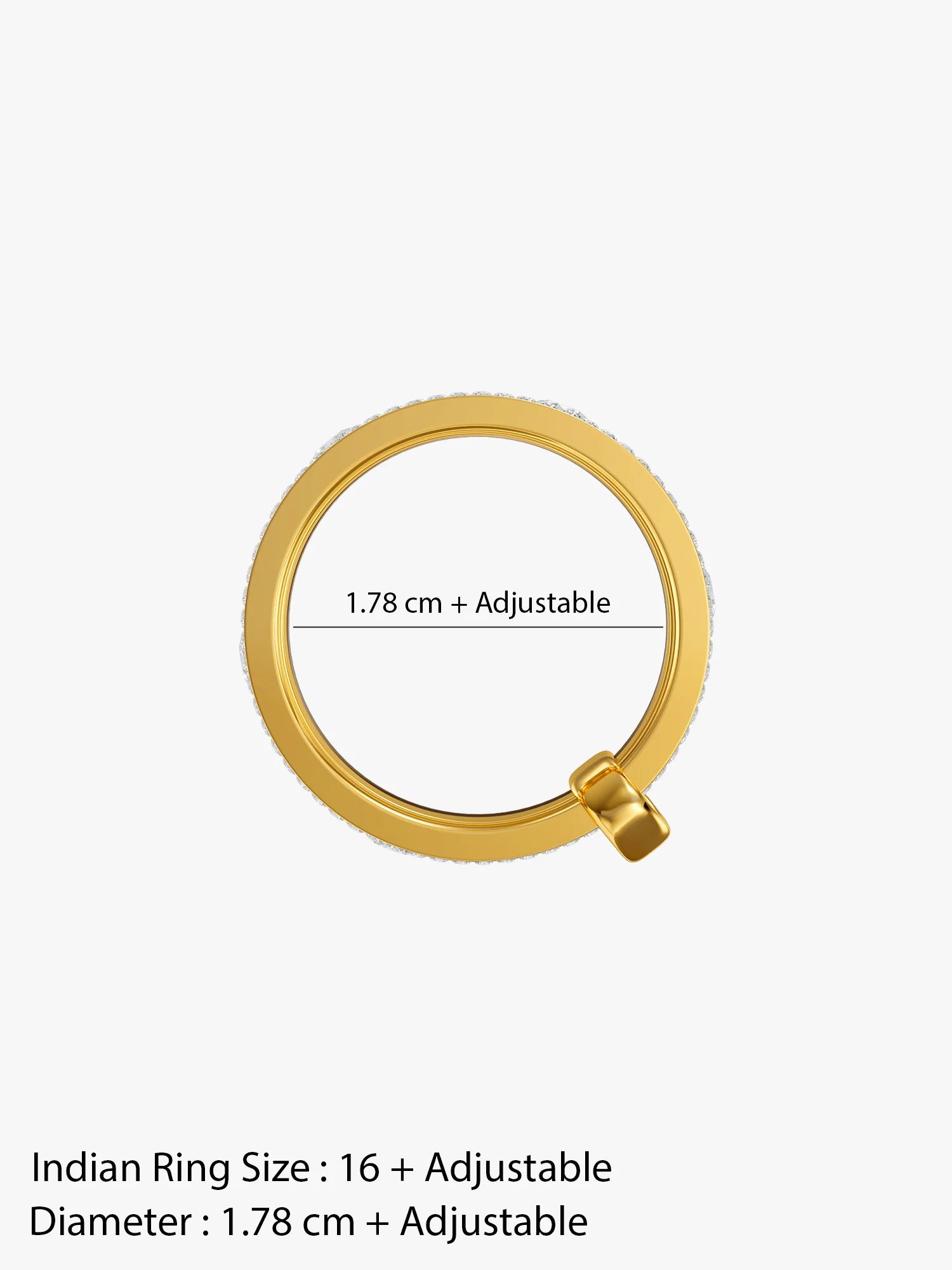 Triple Stack Dual Tone Layered Ring - Image 6