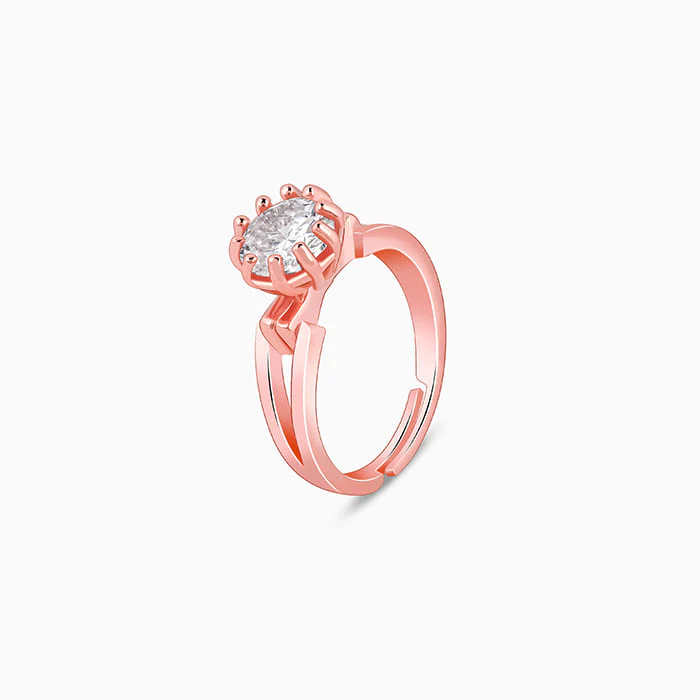Rose Gold Pure Grace Ring - Image 4